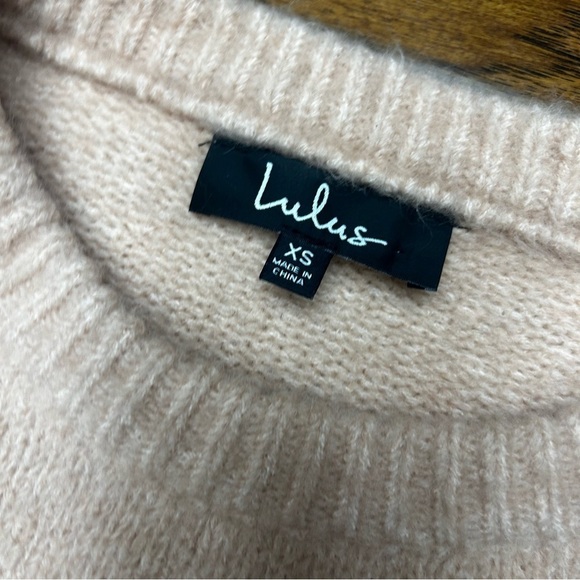 Lulus Level of Detail Blush Pink Cutout Sleeve Sweater - Picture 10 of 10